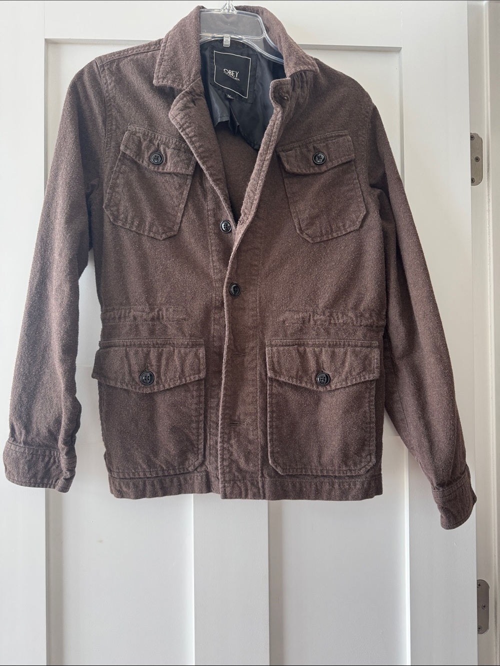 Obey Brown Utility-Style Women's Jacket